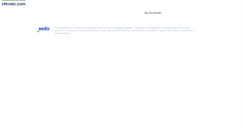 Desktop Screenshot of chronic.com